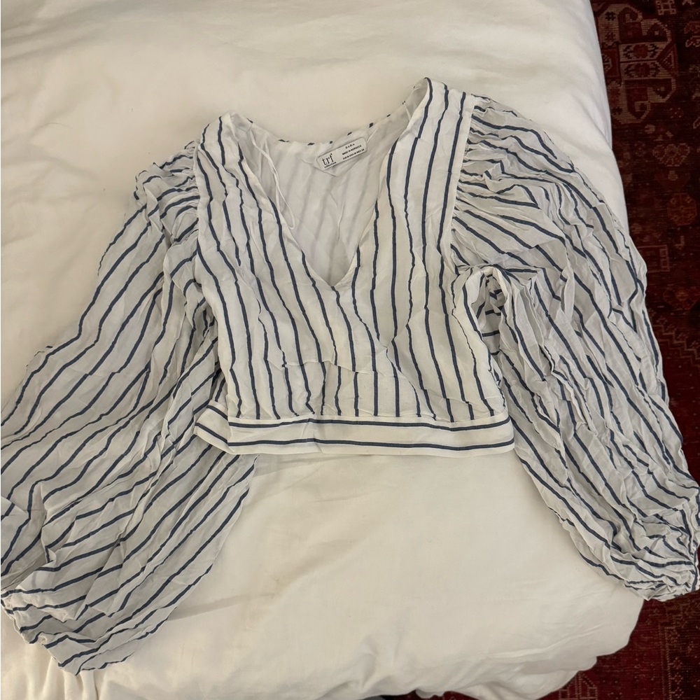 Zara TRF cropped top